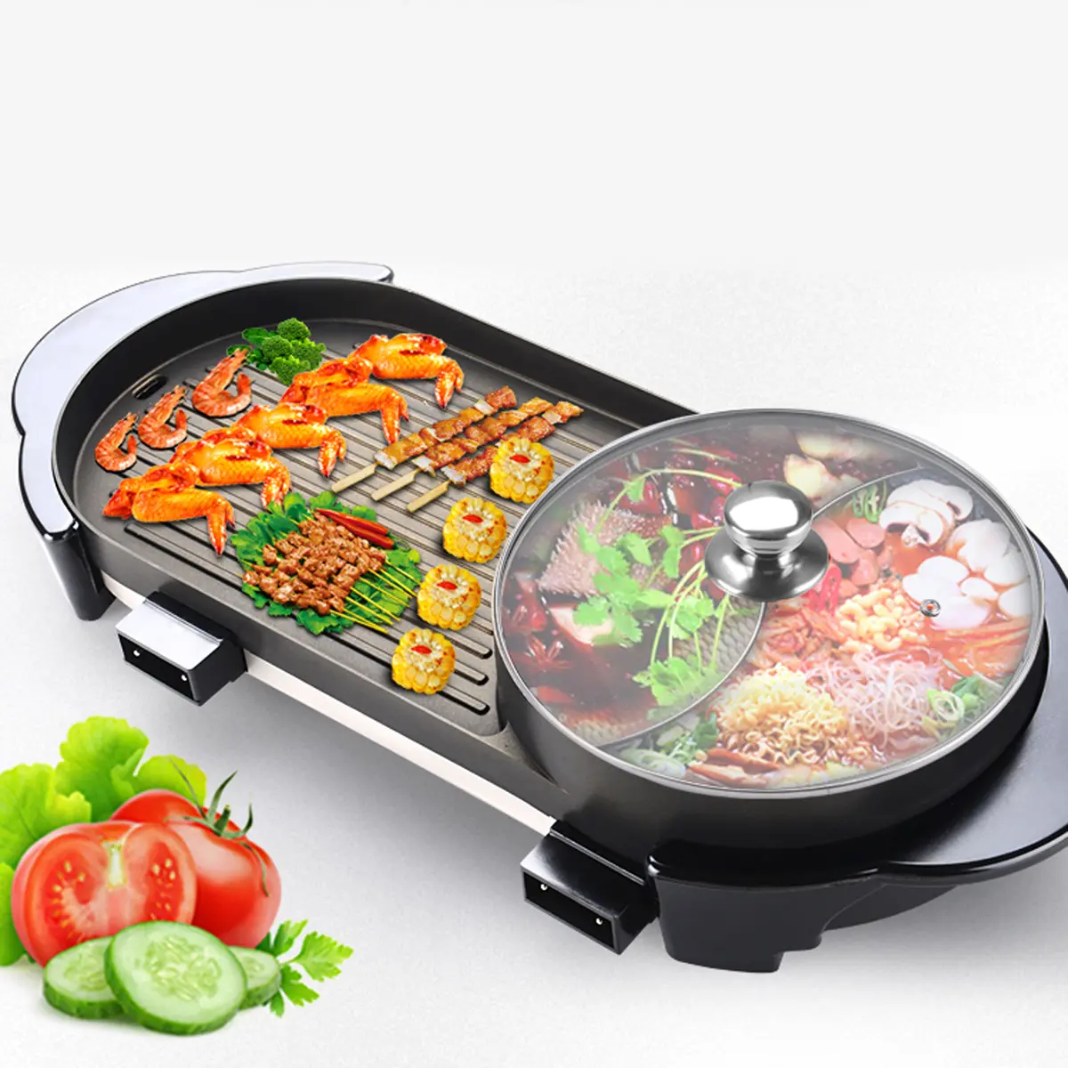 Hot Pot Smokeless Barbecue Machine – Mix Flop